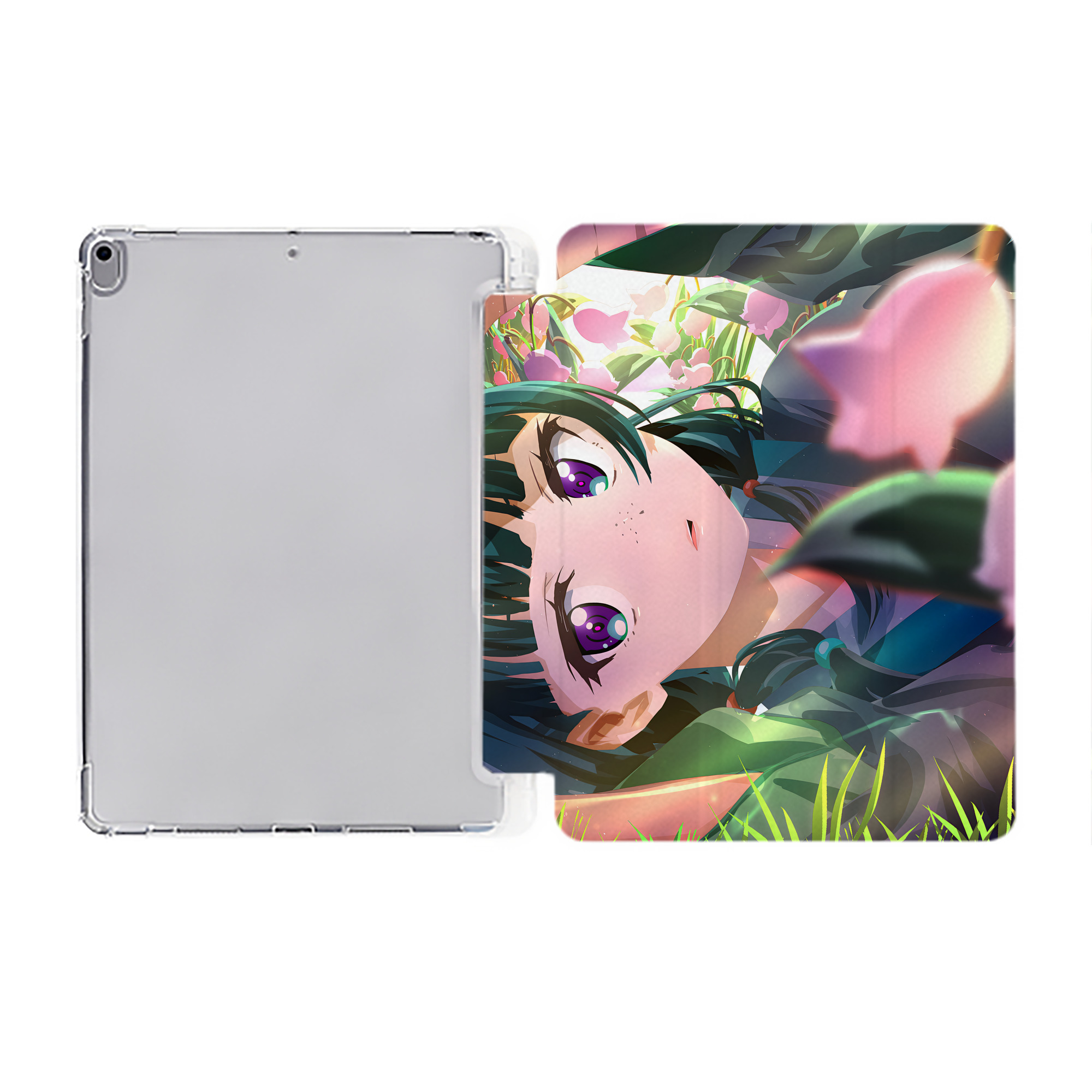 （画像用） 薬屋のひとりごと The Apothecary Diaries IPad ケース ペン収納付き 三つ折りスタンド PUレザー×シリコン 対応機種9.5/10.5/10.9インチ